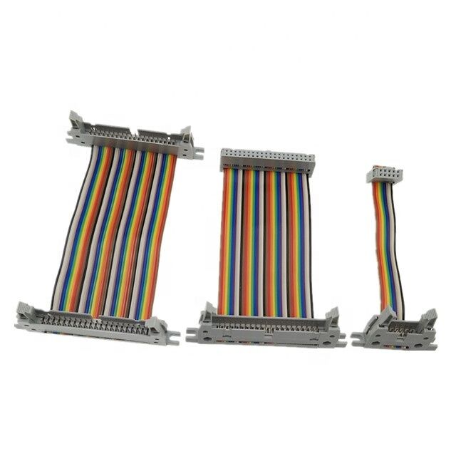 1.27mm Pitch 30AWG 금으로 접힌 IDC 커넥터