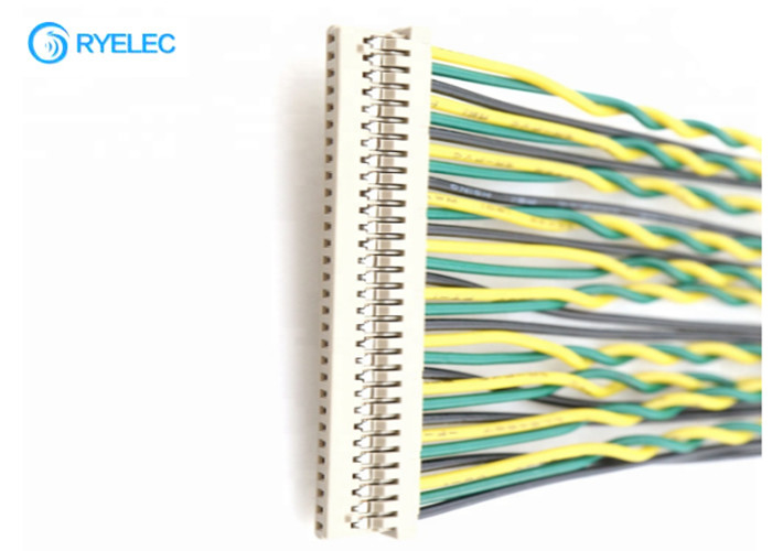 30 UL1061를 가진  DF13-40P Lcd 연결관 직조기에 Pin LVDS 케이블 어셈블리 DF14-30S-1.25C