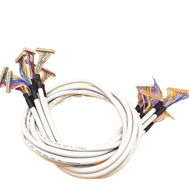 30pin Hirose DF19-30s-1c to 40pin DF13-40S-1.25C  Copartner Lvds Lcd Cable