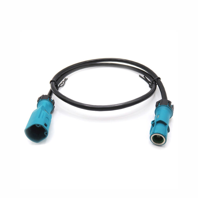 RY HSD Waterproof Connector Wire Harness Hsd4p Male and Female Connector RF High-frequency Coaxial Spiral Video Cable