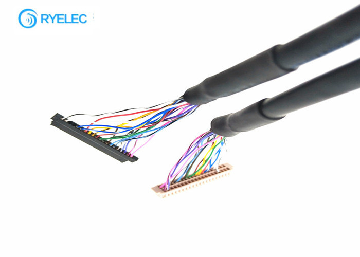 JAE  FI - S20S 1.25mm 연결관에  40 Pin DF13 연결관 LVDS 케이블 어셈블리
