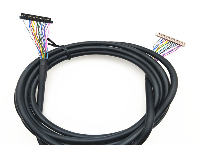 JAE  FI - S20S 1.25mm 연결관에  40 Pin DF13 연결관 LVDS 케이블 어셈블리