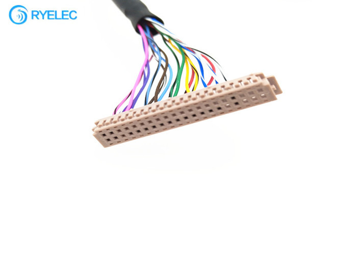 JAE  FI - S20S 1.25mm 연결관에  40 Pin DF13 연결관 LVDS 케이블 어셈블리