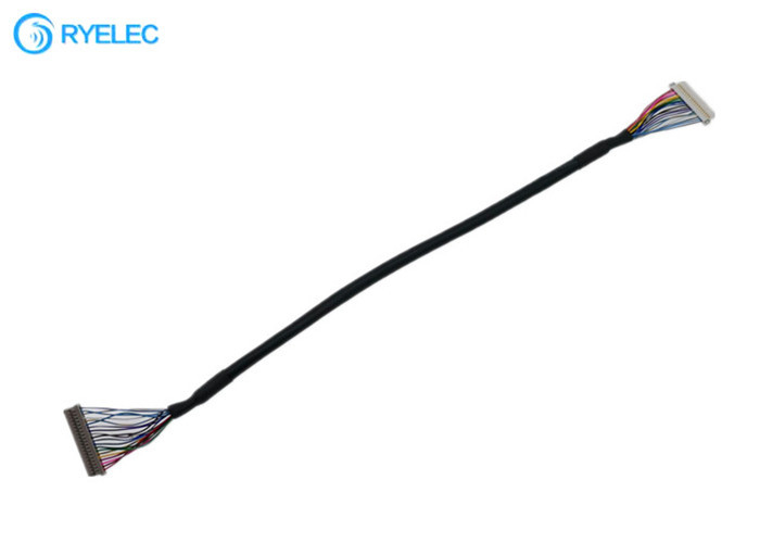UL20276를 가진 벗기는 기계를 위한 DF19  연결관 LVDS 케이블에 20pin 1.0mm 피치 DF14