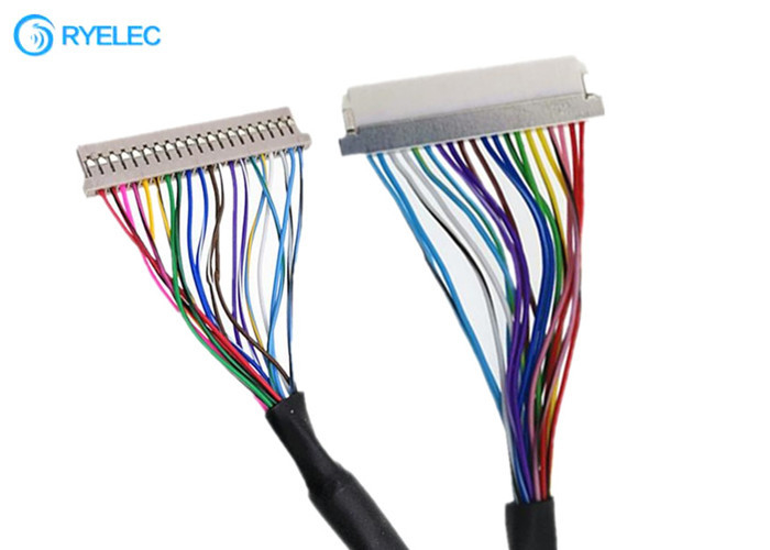 UL20276를 가진 벗기는 기계를 위한 DF19  연결관 LVDS 케이블에 20pin 1.0mm 피치 DF14