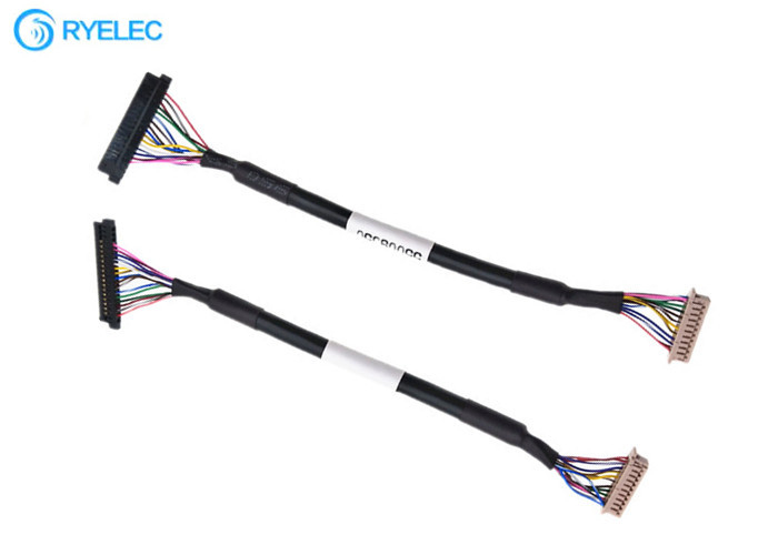 감시자를 위한 20P  DF13-20DS-1.25C 1.25MM LVDS LCD 케이블에 꼬이는 쌍 20pin JAE FI-S20S