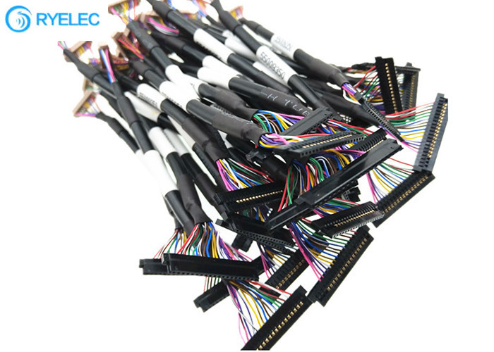 감시자를 위한 20P  DF13-20DS-1.25C 1.25MM LVDS LCD 케이블에 꼬이는 쌍 20pin JAE FI-S20S
