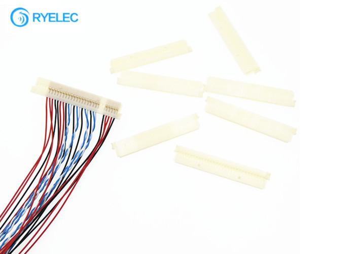 Lcd 스크린에  DF19-30S-1C 30 P Lvds 케이블은 변환기 신호 30AWG에 의하여 뒤틀린 철사를 지도했습니다