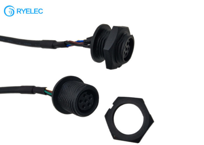 맞춤 패널은 2.0 MM JST PAP-06V-S 케이블로 M16 방수 암놈 커넥터를 탑재합니다