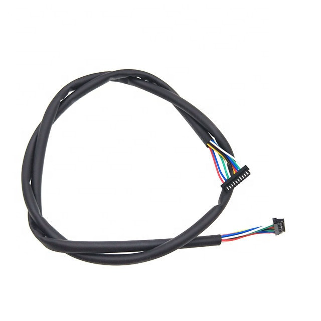 Ul1571 32 Awg 맞추 장비 0.8 밀리미터는 10 핀 DF52-10P-0.8C 히로세 PVC 케이블을 던집니다
