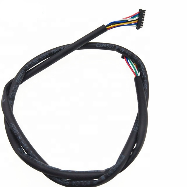 Ul1571 32 Awg 맞추 장비 0.8 밀리미터는 10 핀 DF52-10P-0.8C 히로세 PVC 케이블을 던집니다