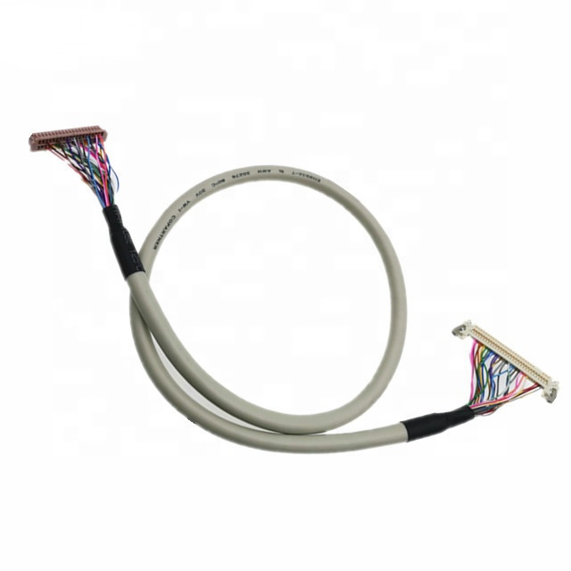40pin  Df13-40p 20276 LCD 스크린 패널을 위한 30v 방패 Lvds 케이블에 30pin Jae Fi X30hl