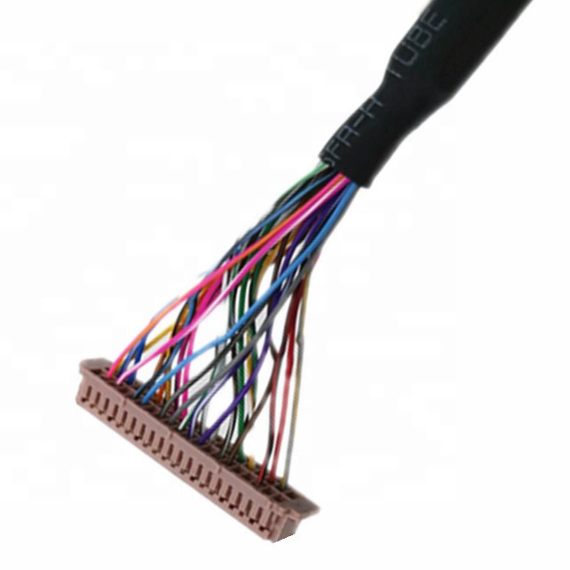 40pin  Df13-40p 20276 LCD 스크린 패널을 위한 30v 방패 Lvds 케이블에 30pin Jae Fi X30hl