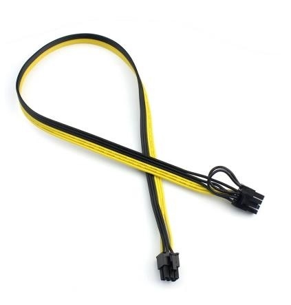 6P에서 8P 서버 전력 변환 보드 그래픽 모듈 라인 케이블 50CM/18AWG/16AWG 길이 70cm/개 맞춤식 커넥터 모렉스