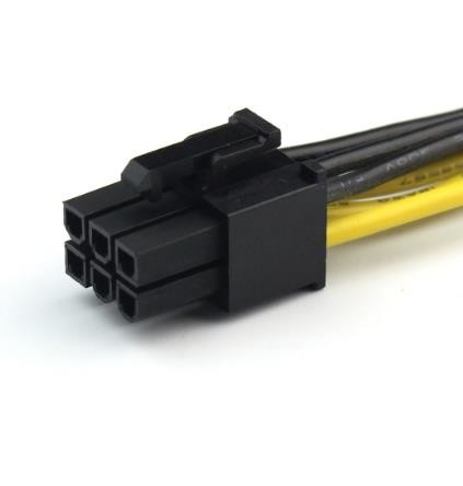 6P에서 8P 서버 전력 변환 보드 그래픽 모듈 라인 케이블 50CM/18AWG/16AWG 길이 70cm/개 맞춤식 커넥터 모렉스