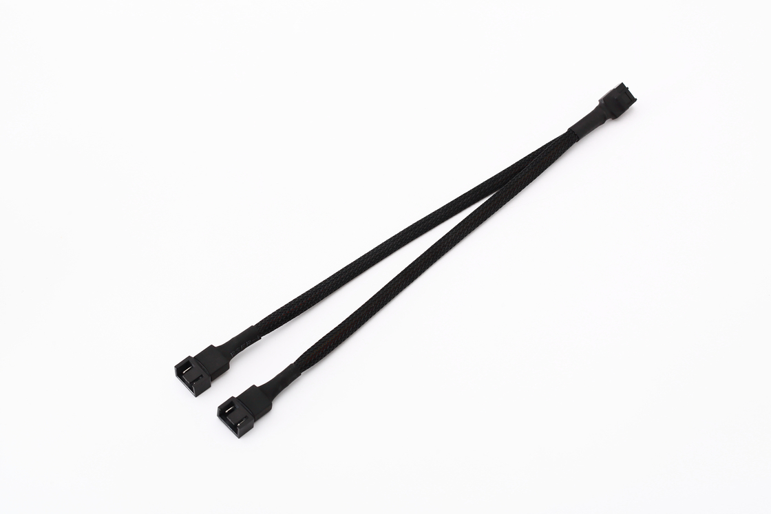 Ul1007 22awg PC 팬 쪼개는 도구 케이블 Pwm 팬 쪼개는 도구 4개의 Pin에서 3개의 Pin